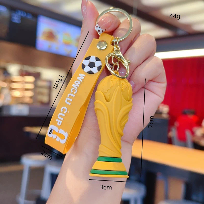 Football Jersey 2026 Keychain Cartoon Figures Soccer Birthday Party Supplies Toy Key Ring Messii Souvenir for Men Cup 2026 Ball