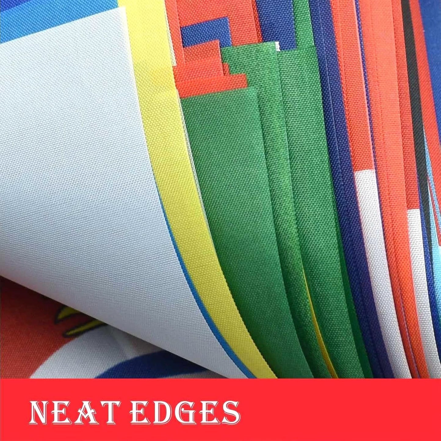 Fan merchandise - banner decoration fabric - 200 pieces - double-sided fabric (from various countries) - for decoration at football matches, family bars, gardens and parties