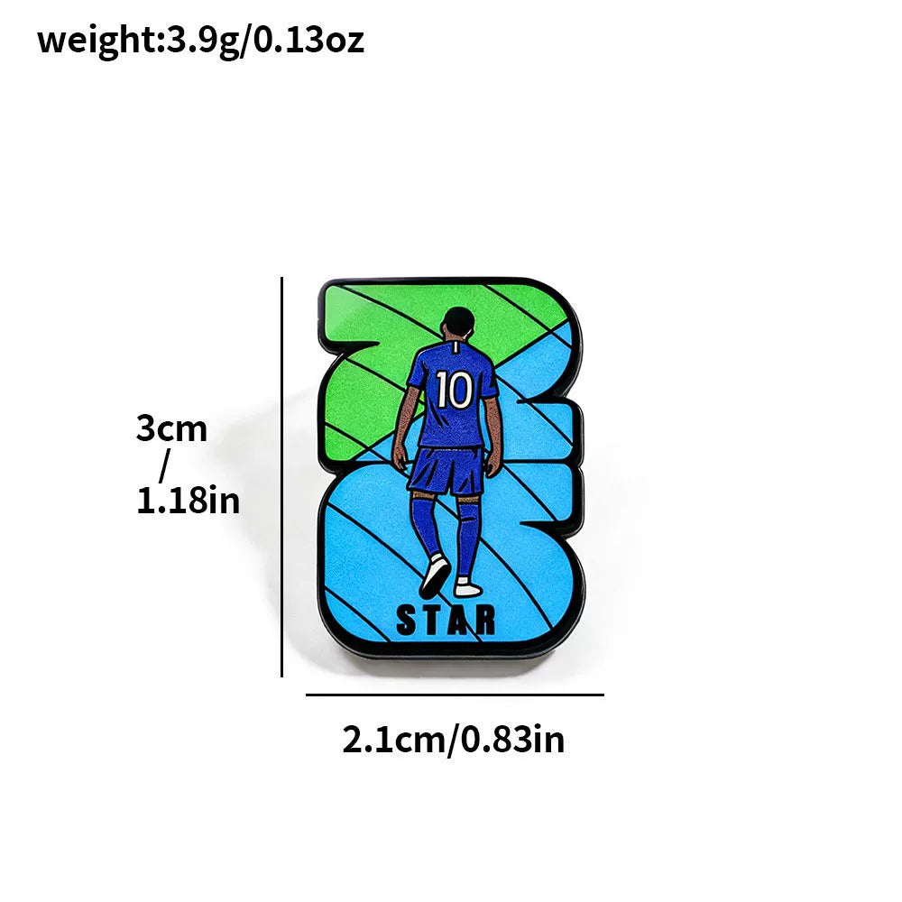 2026 FIFA World Cup Fan-Themed Sports Commemorative Alloy Pin, No. 7.10.19