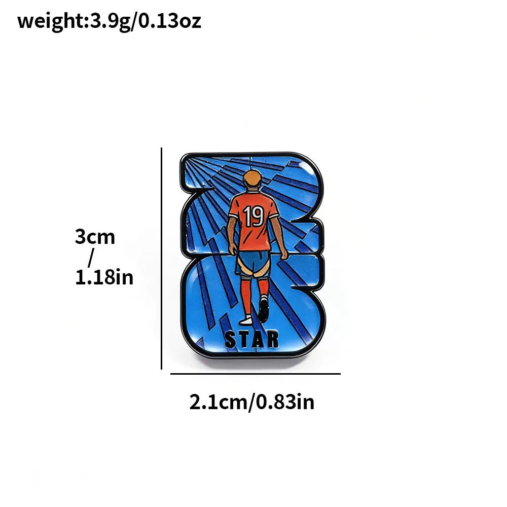 2026 FIFA World Cup Fan-Themed Sports Commemorative Alloy Pin, No. 7.10.19