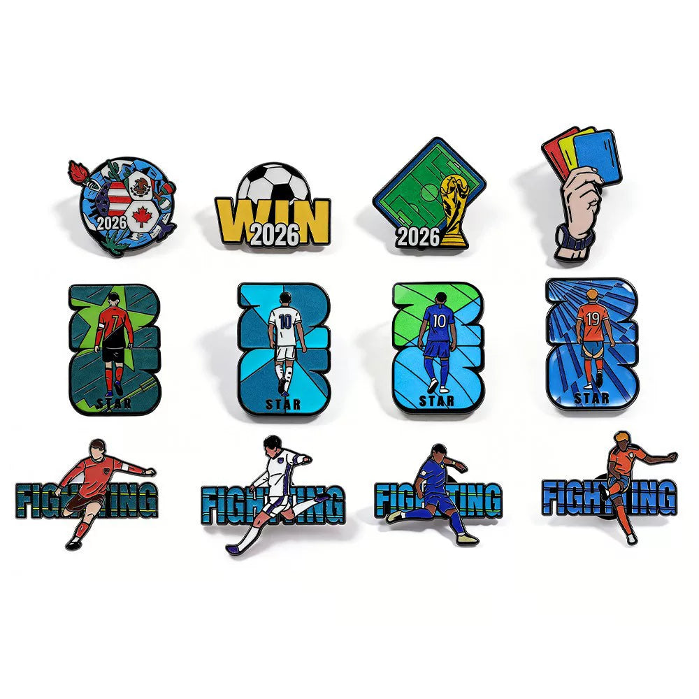 2026 FIFA World Cup Fan-Themed Sports Commemorative Alloy Pin, No. 7.10.19