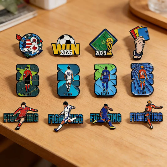 2026 FIFA World Cup Fan-Themed Sports Commemorative Alloy Pin, No. 7.10.19