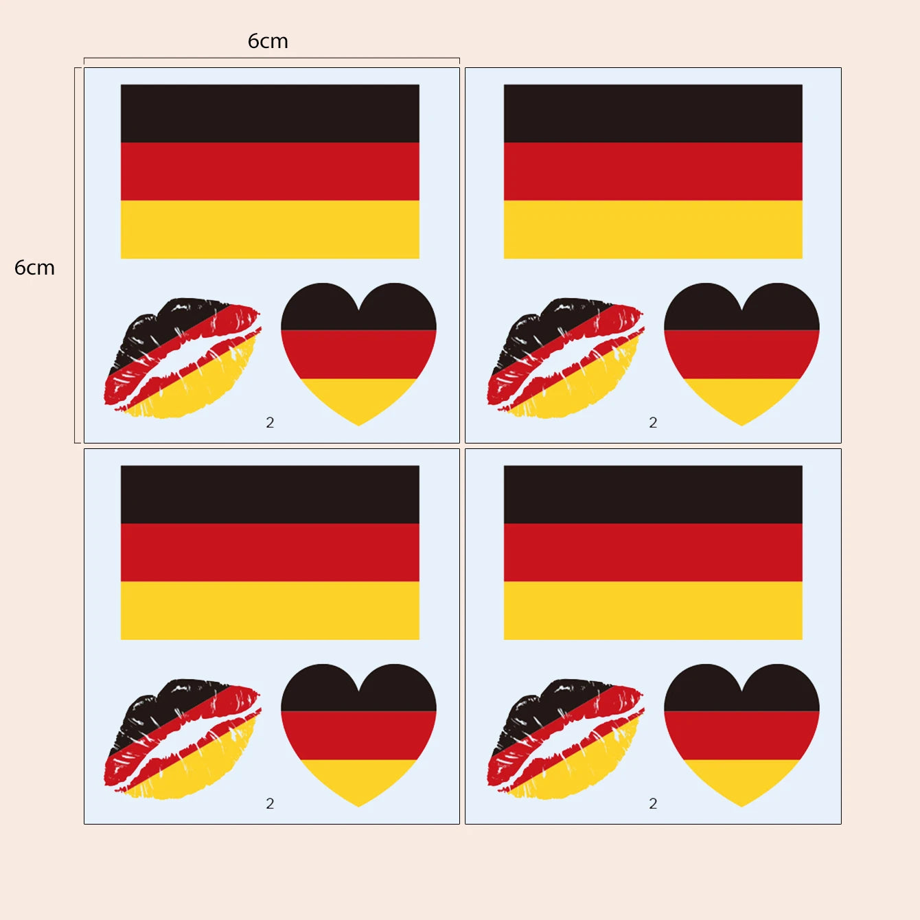 Waterproof Temporary Tattoo Sticker European football France Spain England UK flag Fake Tatto Flash Tatoo Tato for Girl Men