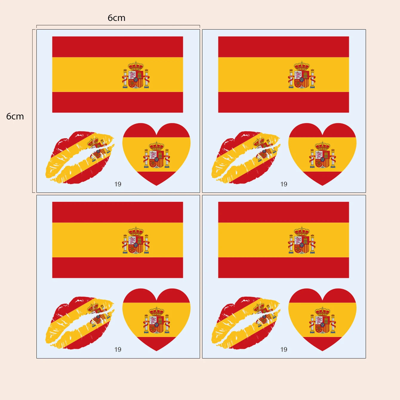 Waterproof Temporary Tattoo Sticker European football France Spain England UK flag Fake Tatto Flash Tatoo Tato for Girl Men