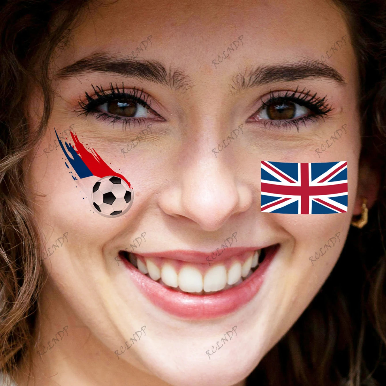 Waterproof Temporary Tattoo Sticker European football France Spain England UK flag Fake Tatto Flash Tatoo Tato for Girl Men