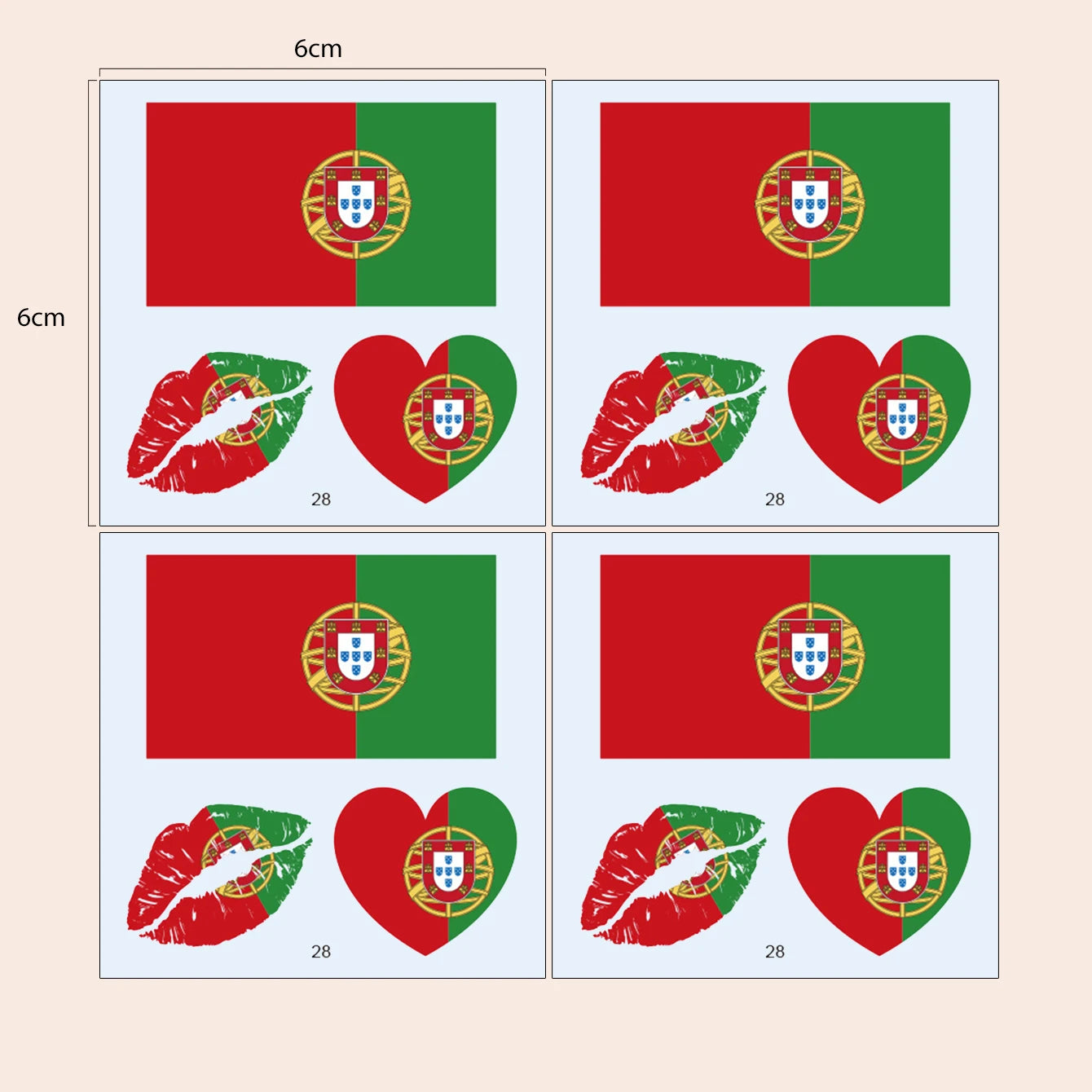 Waterproof Temporary Tattoo Sticker European football France Spain England UK flag Fake Tatto Flash Tatoo Tato for Girl Men