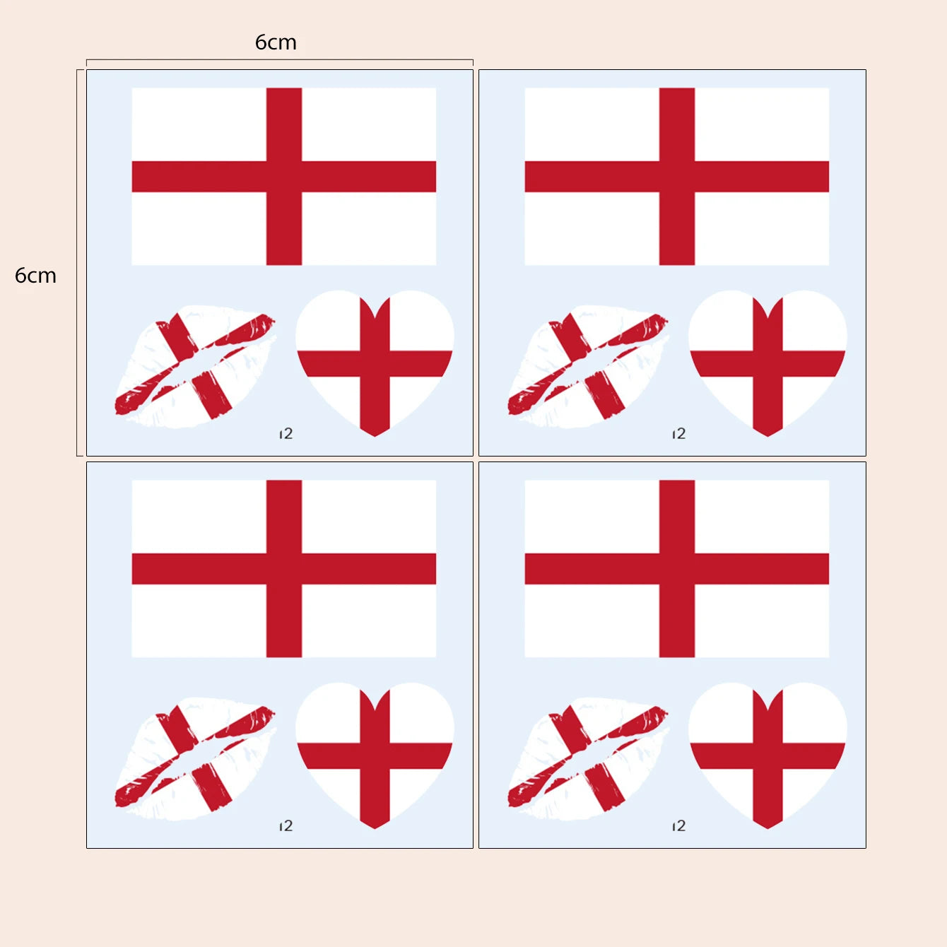 Waterproof Temporary Tattoo Sticker European football France Spain England UK flag Fake Tatto Flash Tatoo Tato for Girl Men