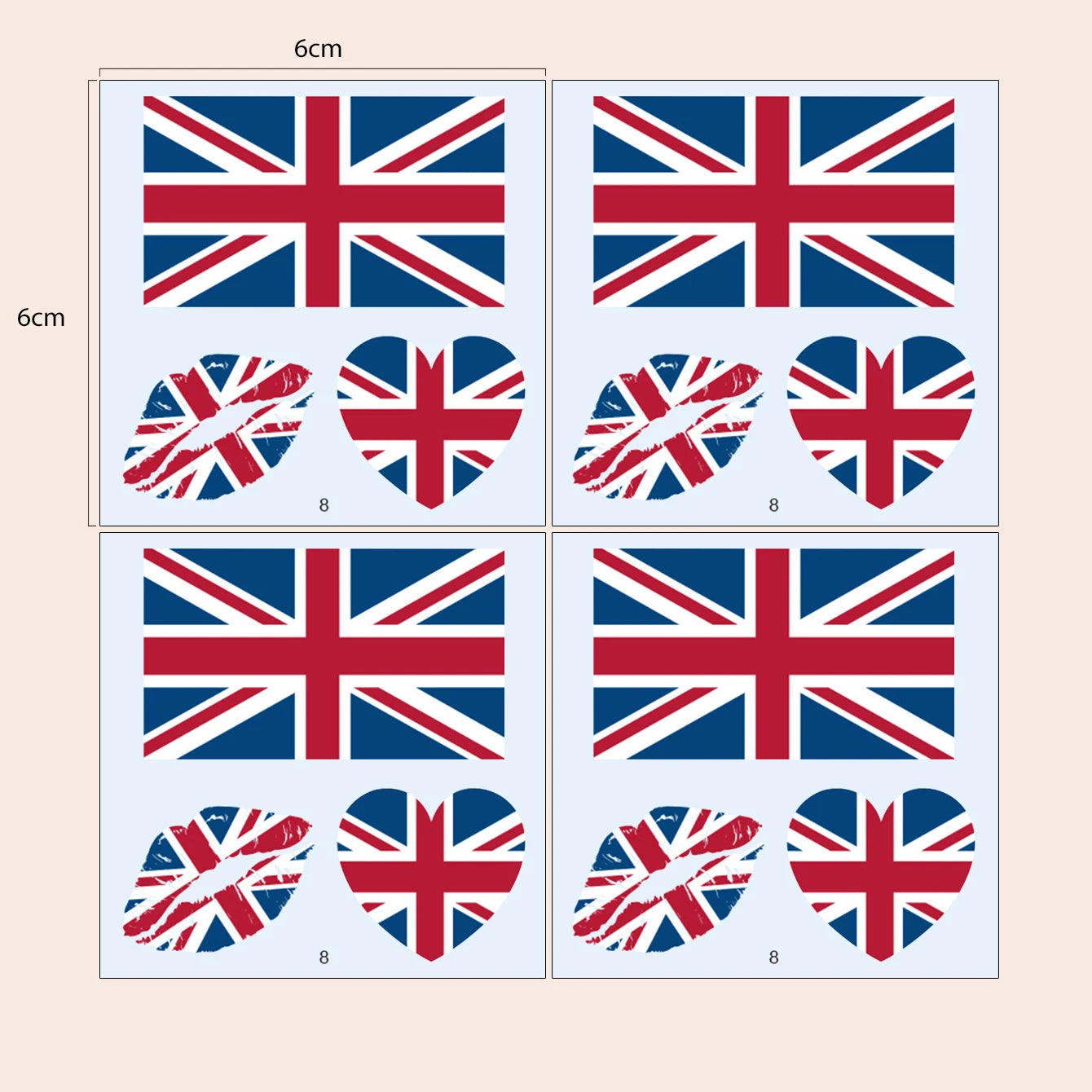 Waterproof Temporary Tattoo Sticker European football France Spain England UK flag Fake Tatto Flash Tatoo Tato for Girl Men