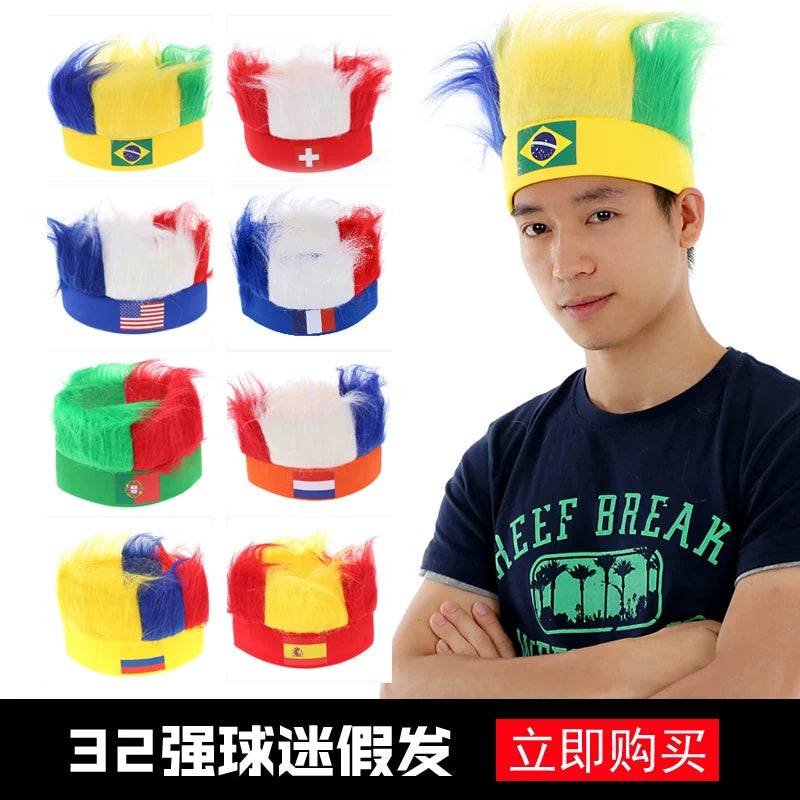 2026 Soccer World Cup 32-Team Headwear: Fan Cheering Accessories – Germany and Brazil Soccer Fan Hats